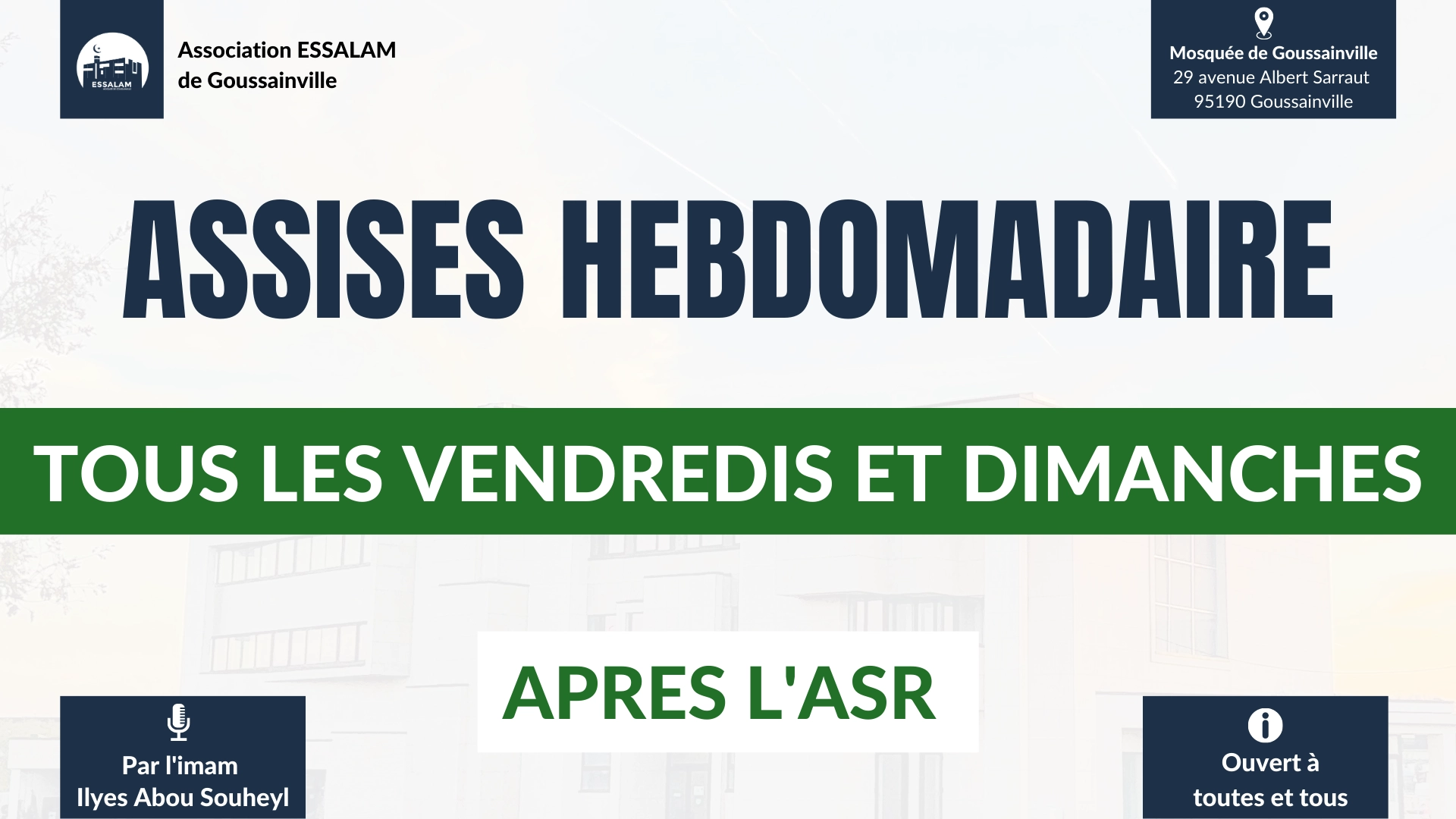 Assises Hebdomadaire