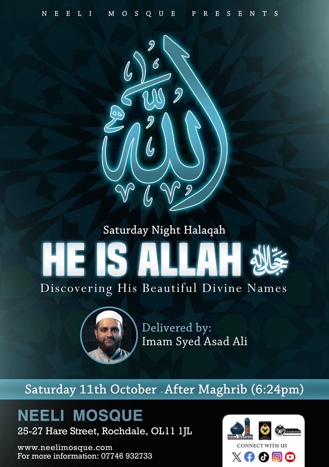 Saturday Halaqa - He Is Allah (Series) Saturday Halaqa - He Is Allah (Series)