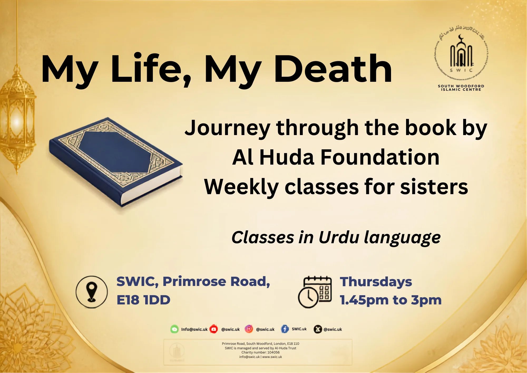 My Life, My Death - Journey through the book. 
