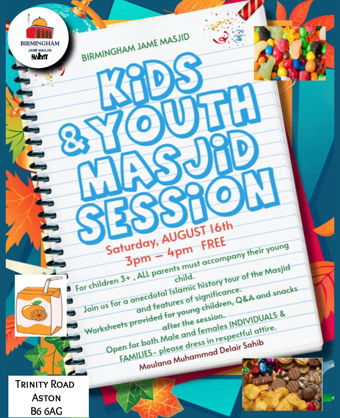 Kids and Youth Masjid session