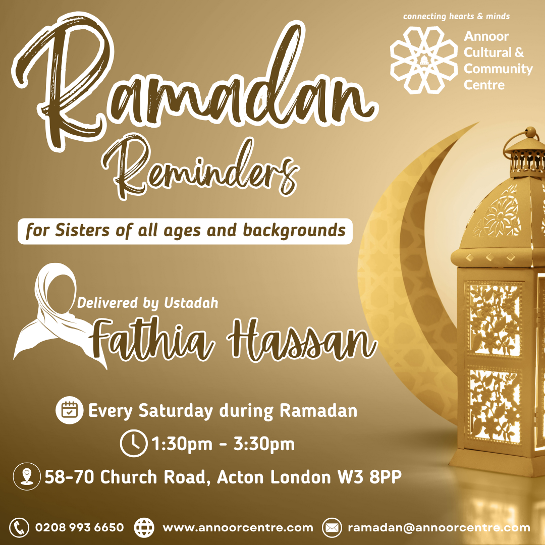 Weekly Ramadan Reminders for Sisters 