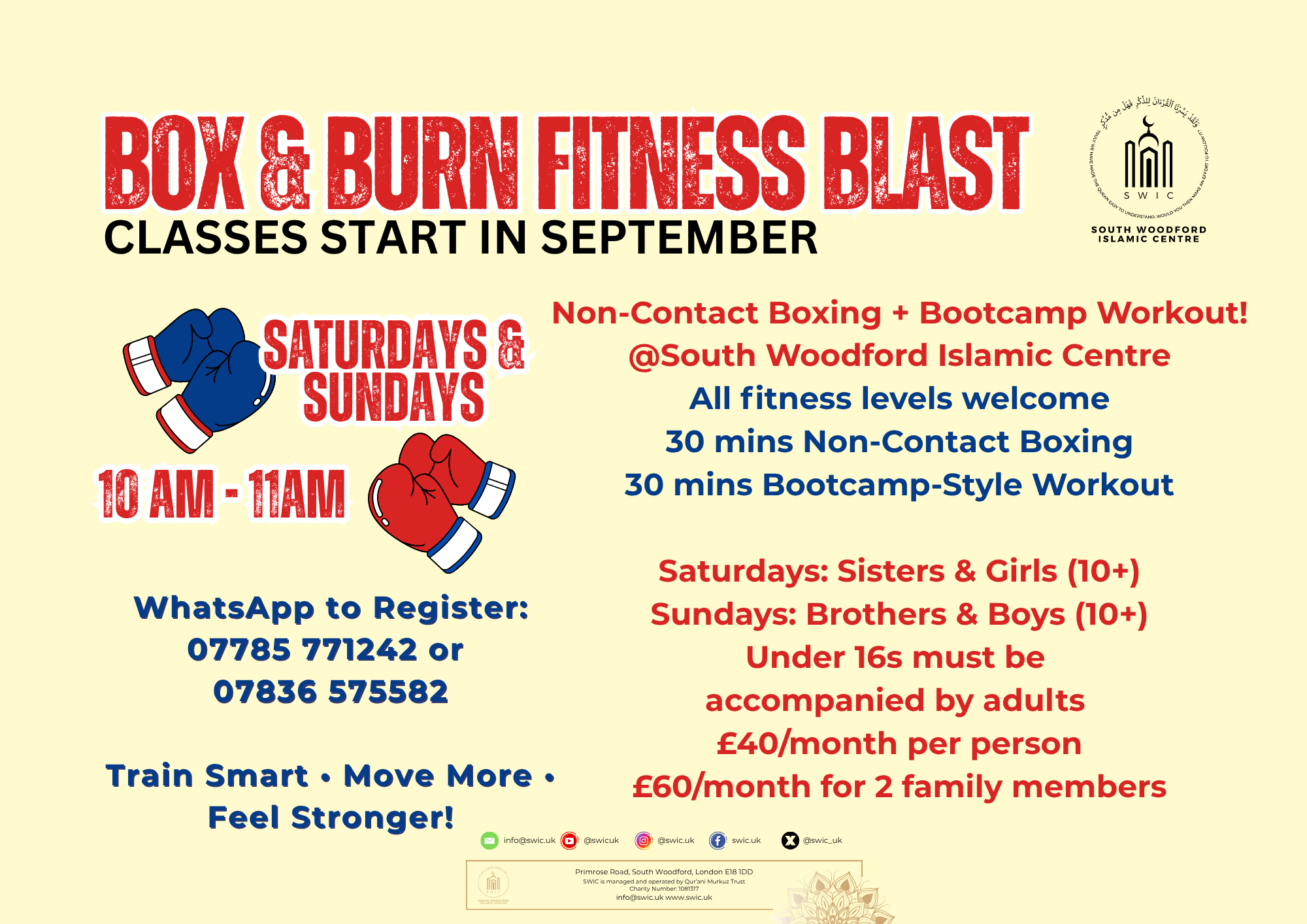Box and Burn fitness class 