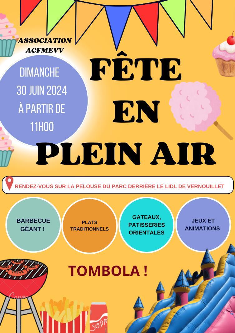 Dimanche 30 Juin Fête en plain air ! Dimanche 30 Juin Fête en plain air !