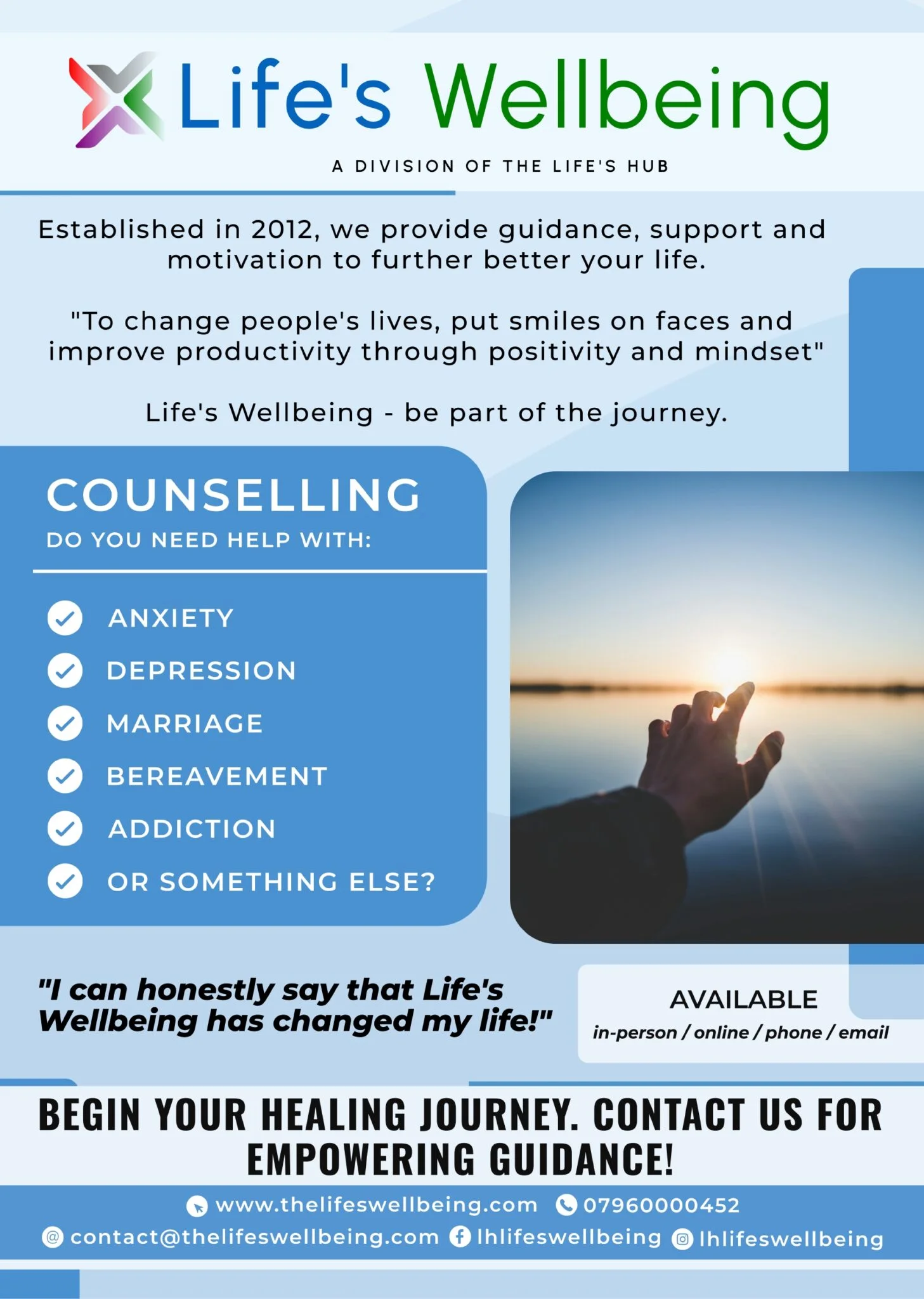 Life's Well-Being Counselling Life's Well-Being Counselling