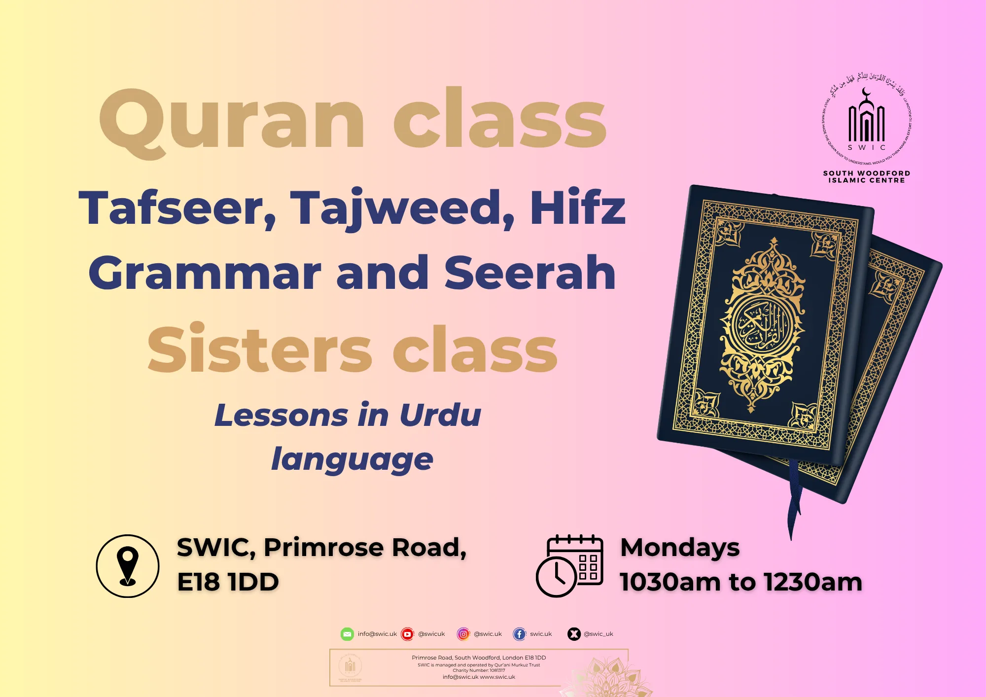 Sisters Quran class