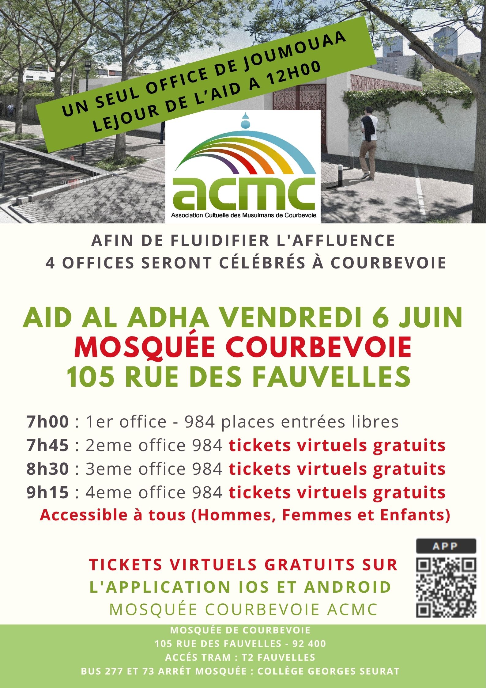 Tickets virtuels AID AL ADHA Tickets virtuels AID AL ADHA
