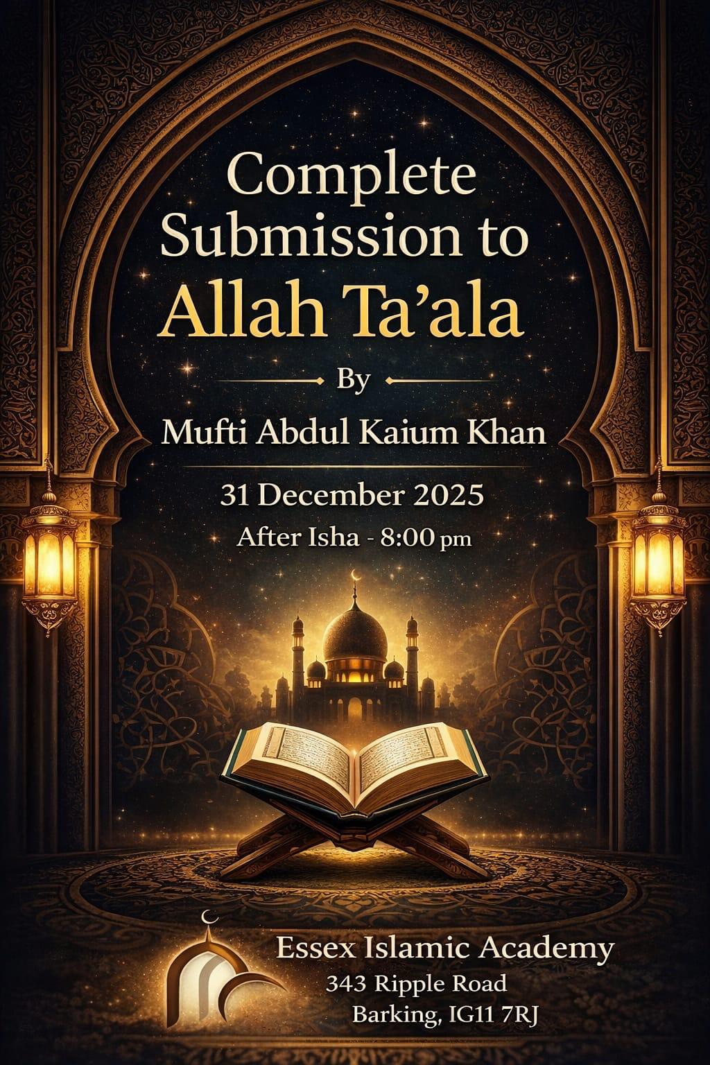 New Year Night with Mufti Sb