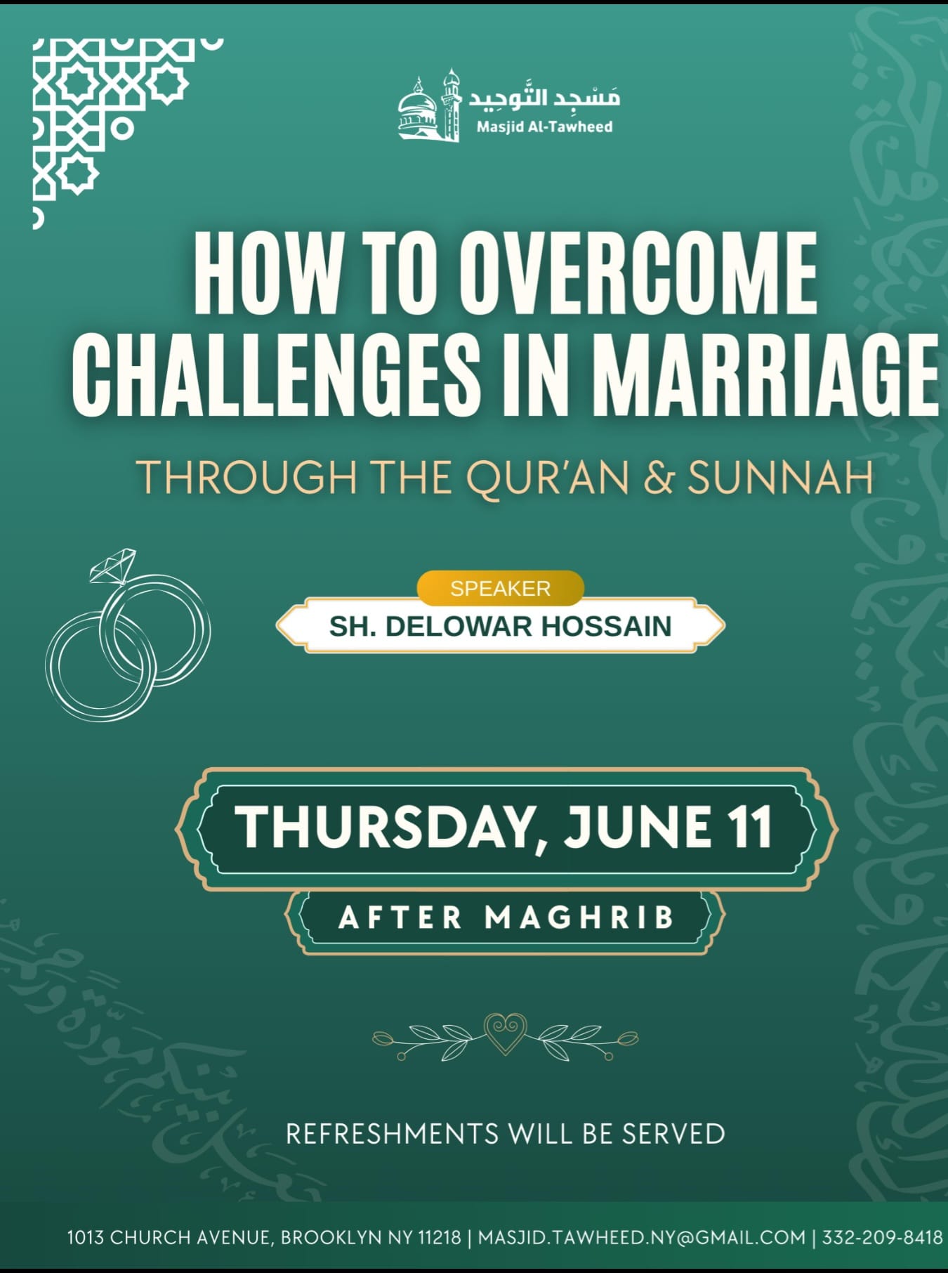 Join us for tonight's Family Night program for Maghrib