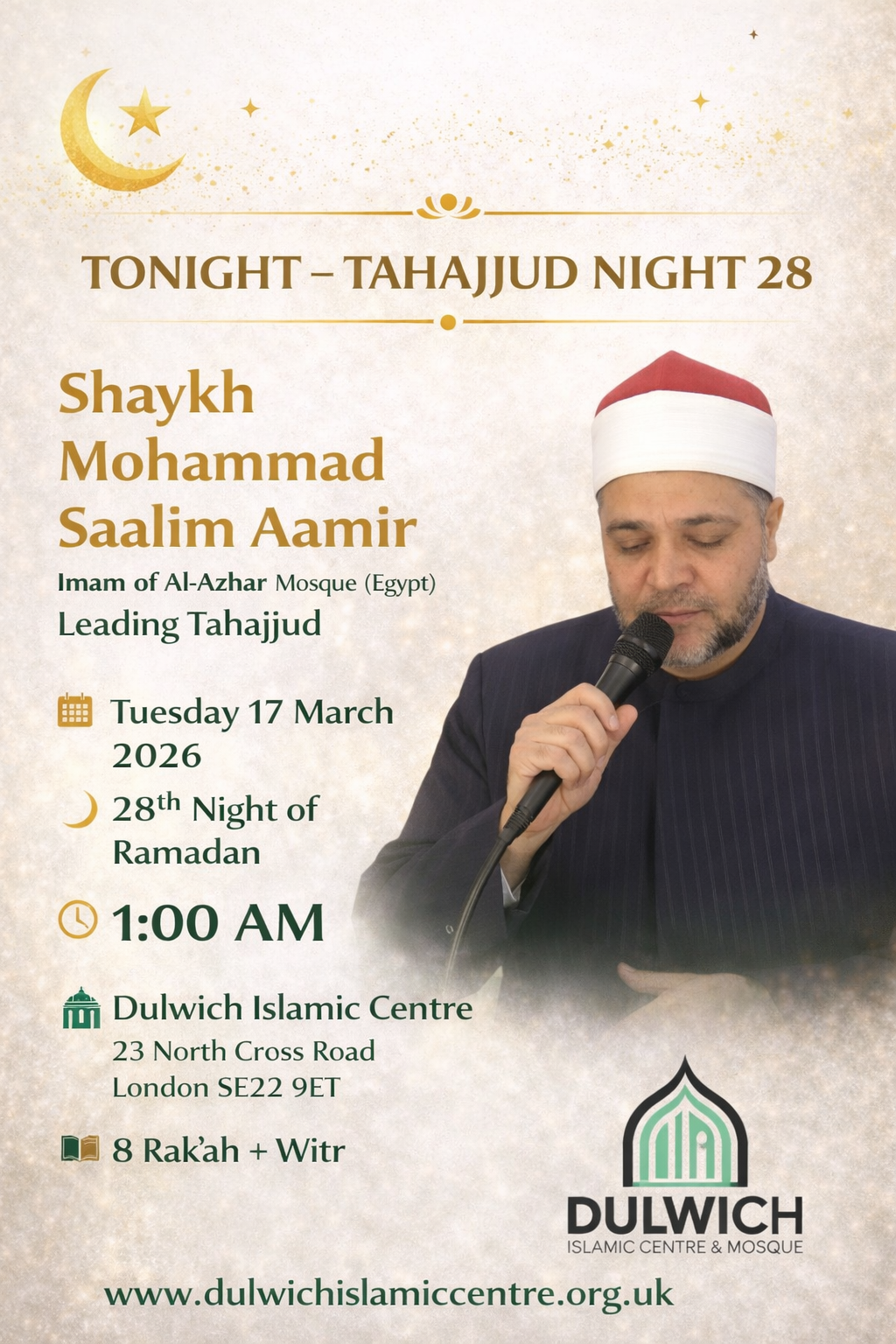 🌙 SPECIAL Tahajjud NIGHT – 28th Night of Ramadan