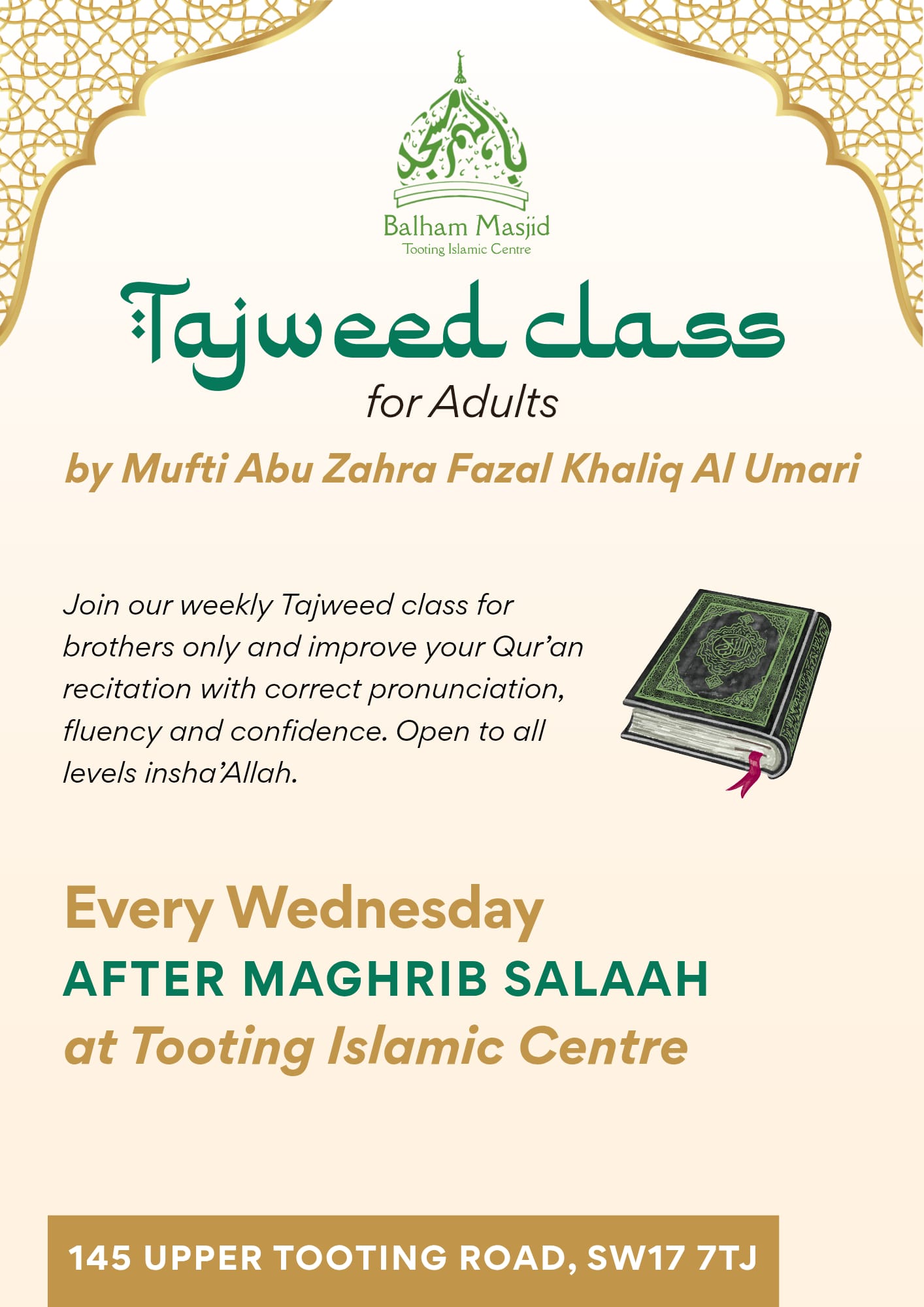Tajweed Class for Adults