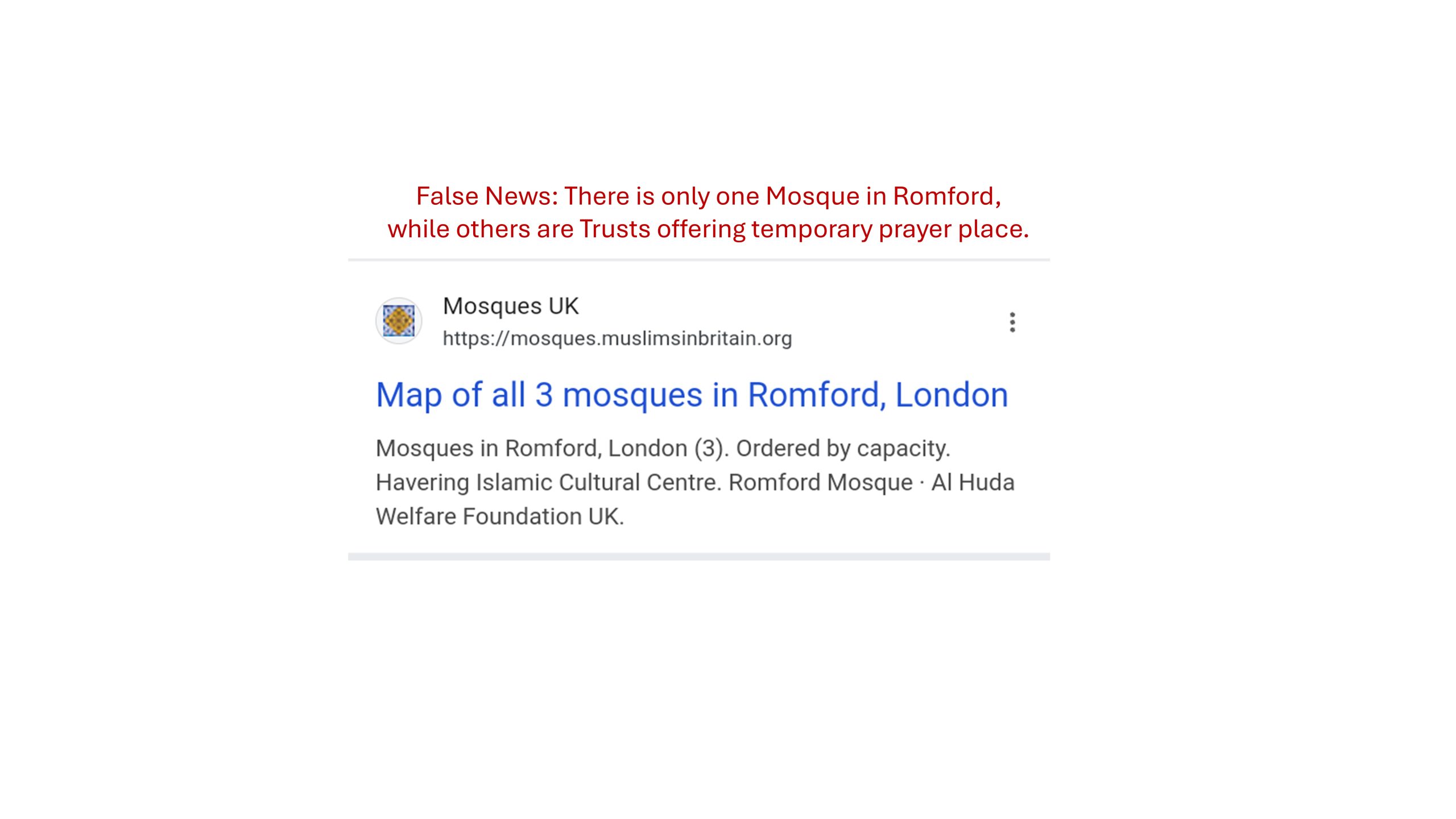 HICC are promoting misinformation online