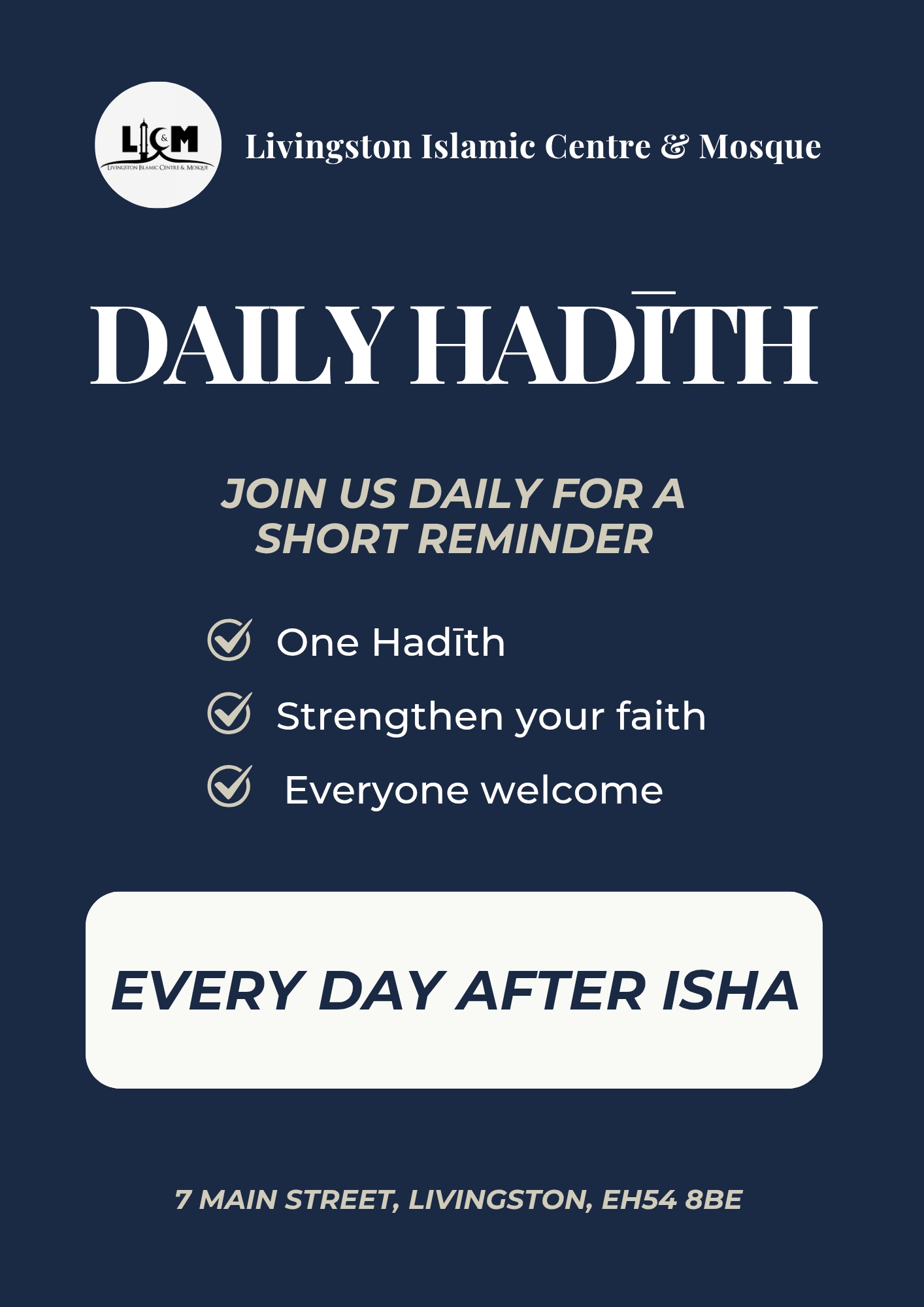 Daily Hadith 