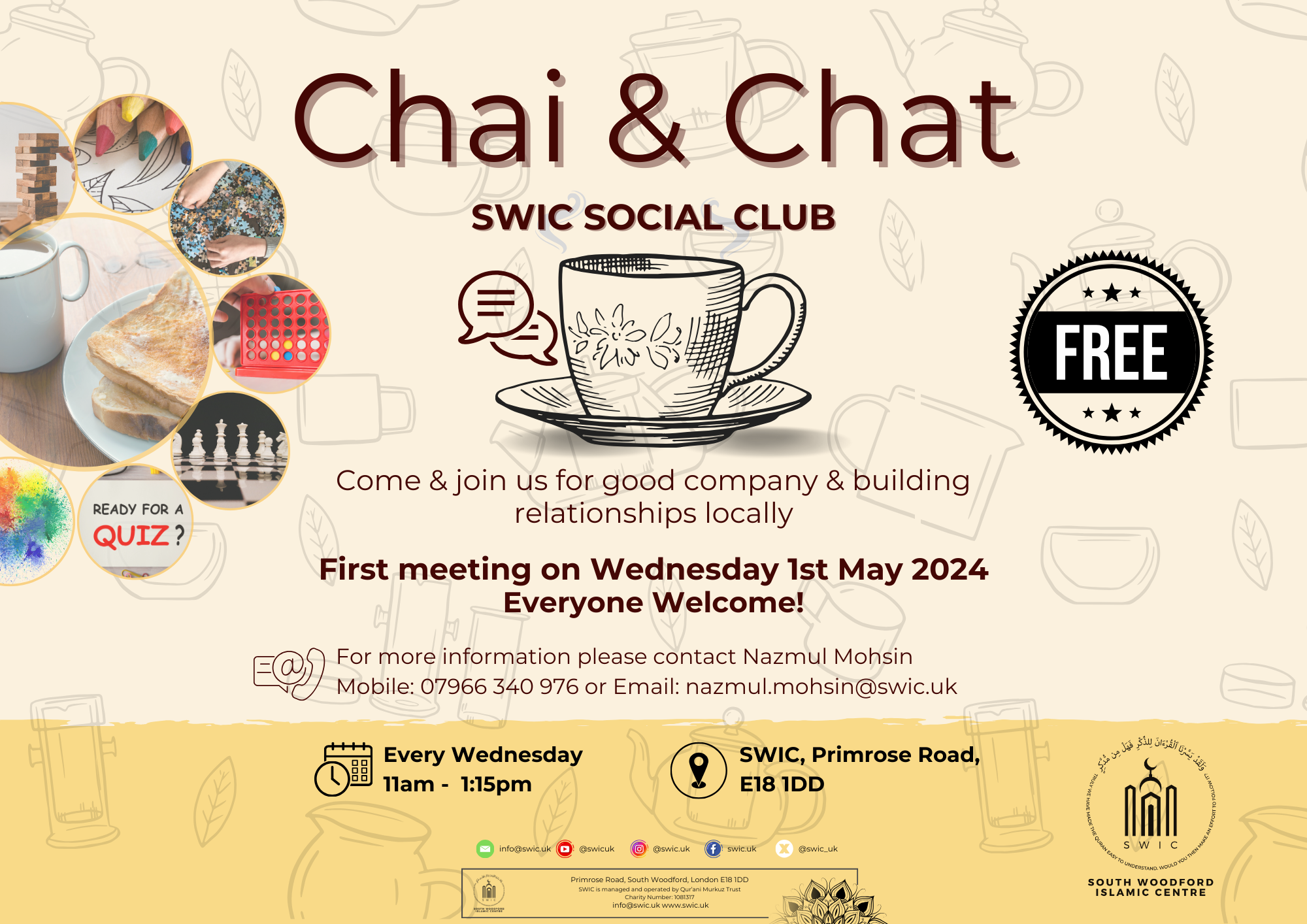 Chai & Chat - Everyone Welcome