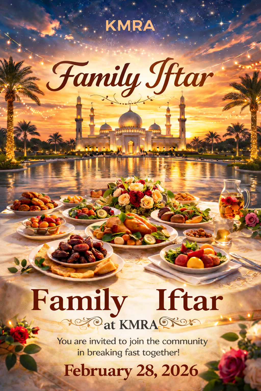 Family Iftar February 28,2026 Family Iftar February 28,2026