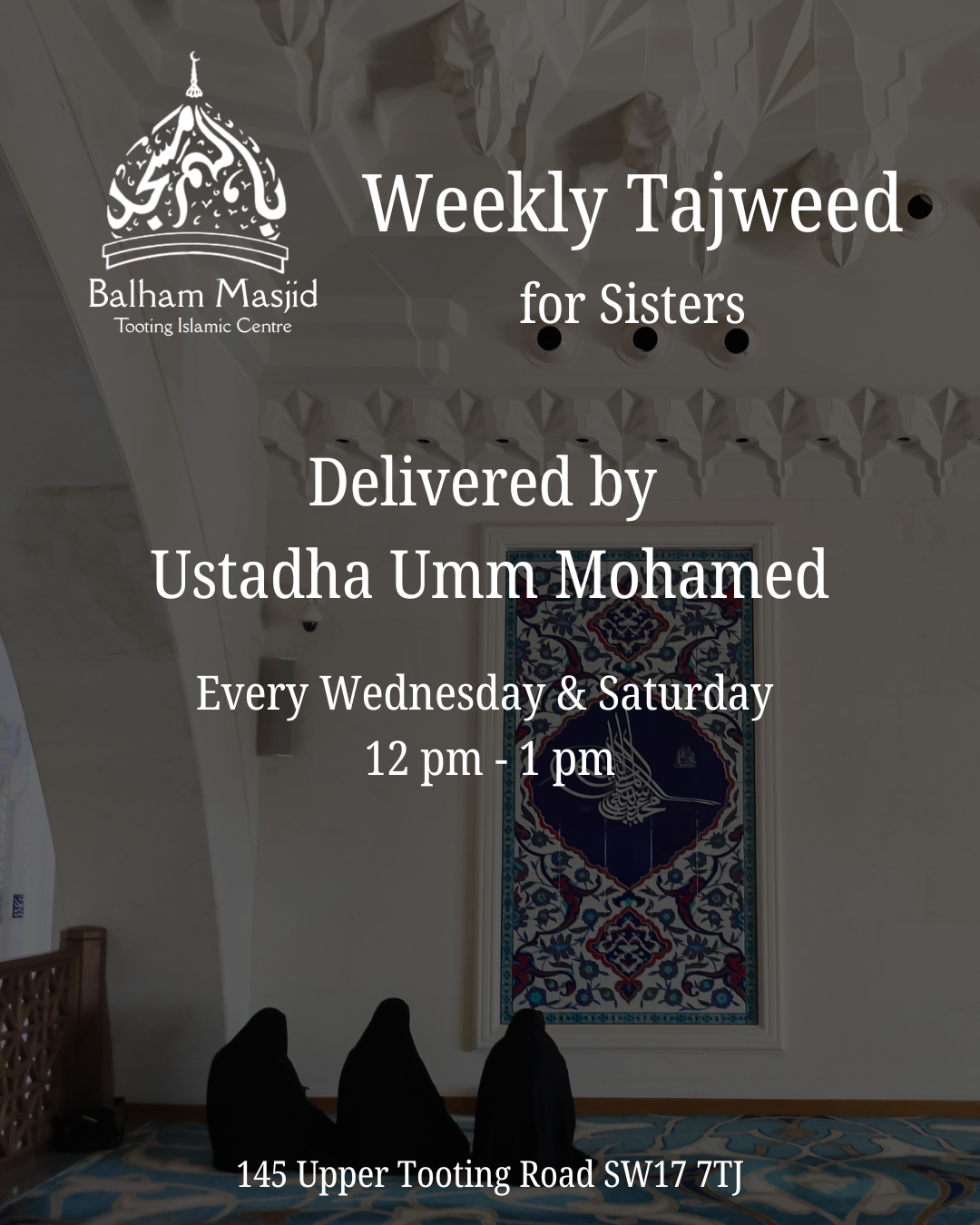 Weekly Tajweed for Sisters