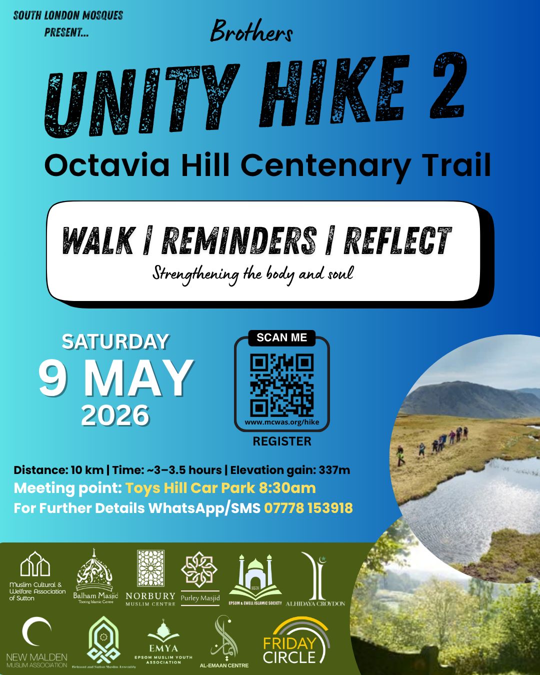 Unity Hike 2 - Octavia Hill Centenary Trail: Brothers Only Unity Hike 2 - Octavia Hill Centenary Trail: Brothers Only