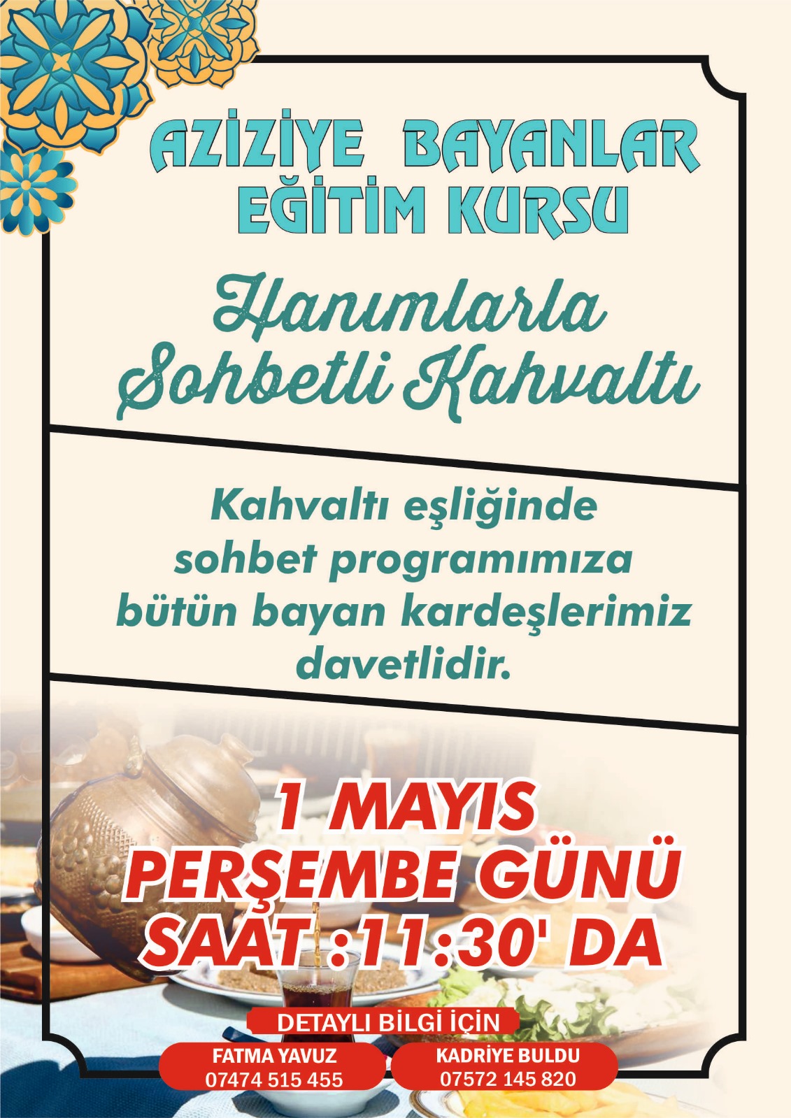 Women Breakfast and Chat (Turkish)