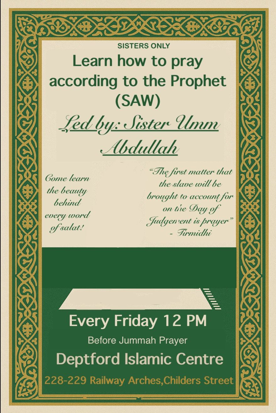 Sister's Salah class