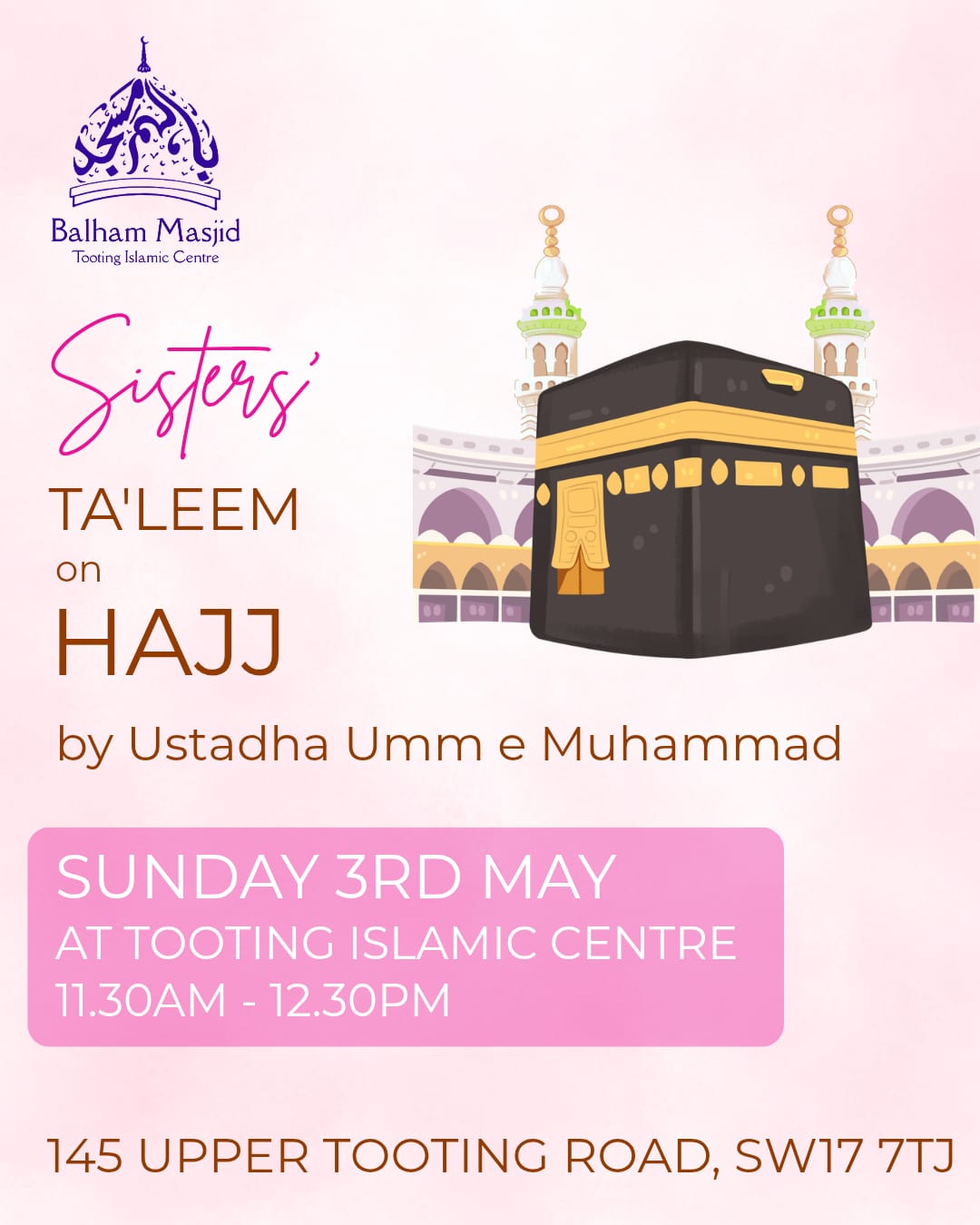 Sister's Ta'leem on Hajj