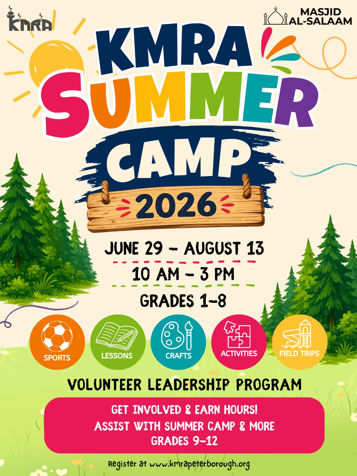 KMRA SUMMER CAMP 2026 KMRA SUMMER CAMP 2026