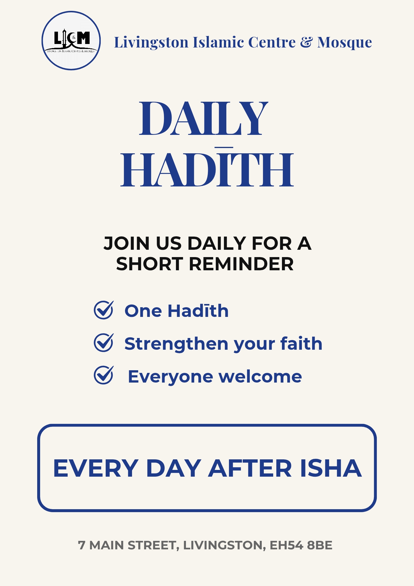 Daily Hadith 