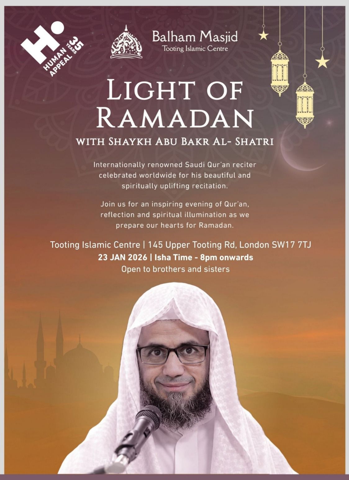 Light of Ramadan with Shaykh Abu Bakr Al-Shatri