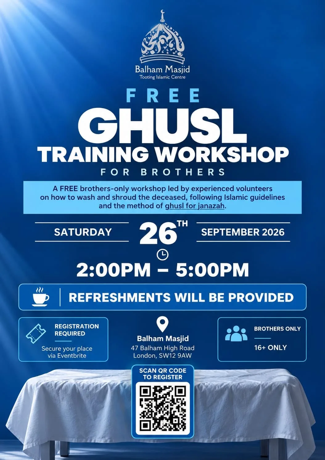 Ghusl Training Workshop for Brothers Ghusl Training Workshop for Brothers