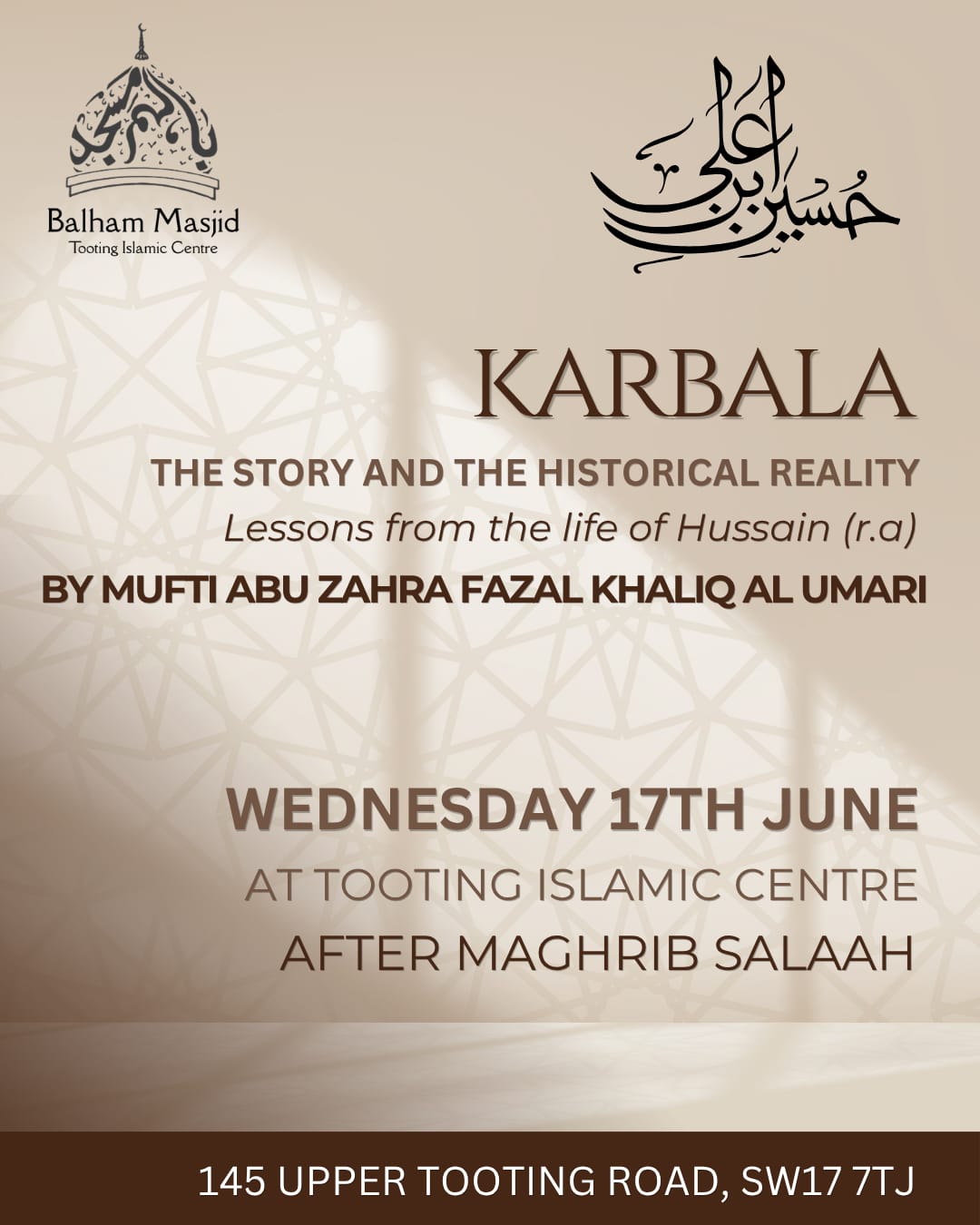 Karbala: The Story and the Historical Reality Karbala: The Story and the Historical Reality
