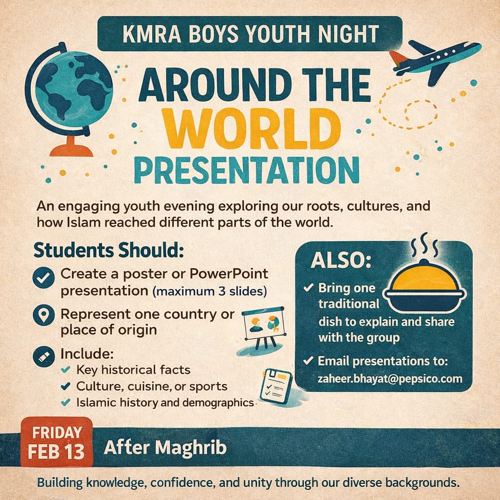 KMRA Youth Boys Night — This FRIDAY Night (February 13,2026)