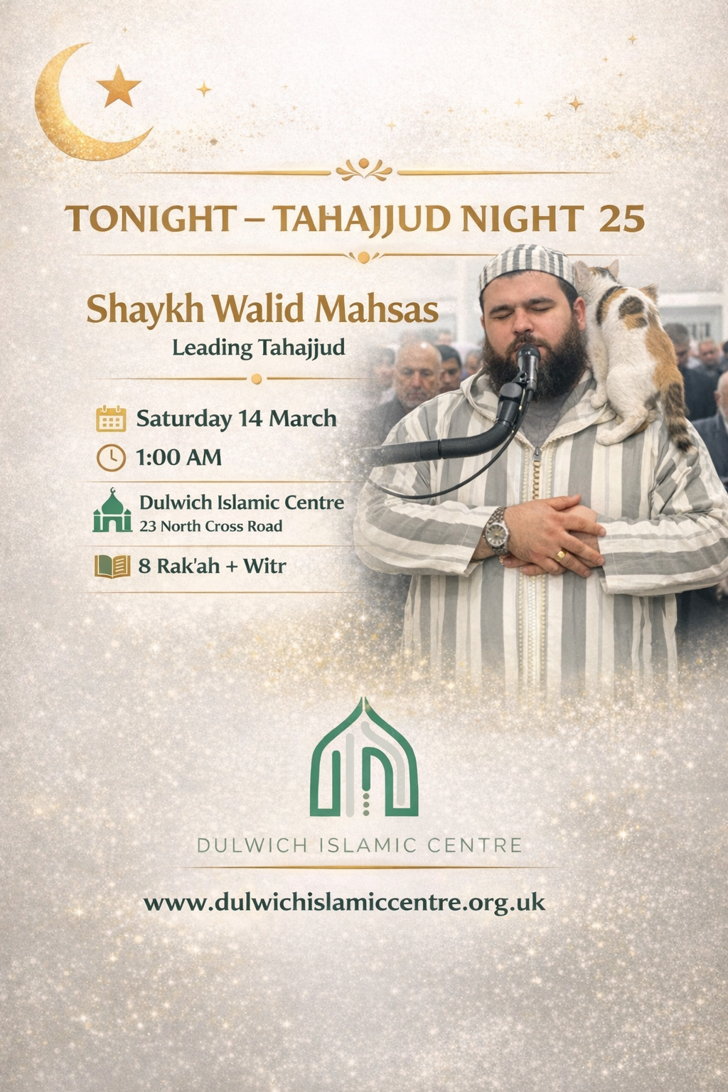 Shaykh Walid Mahsas leading Tahajjud