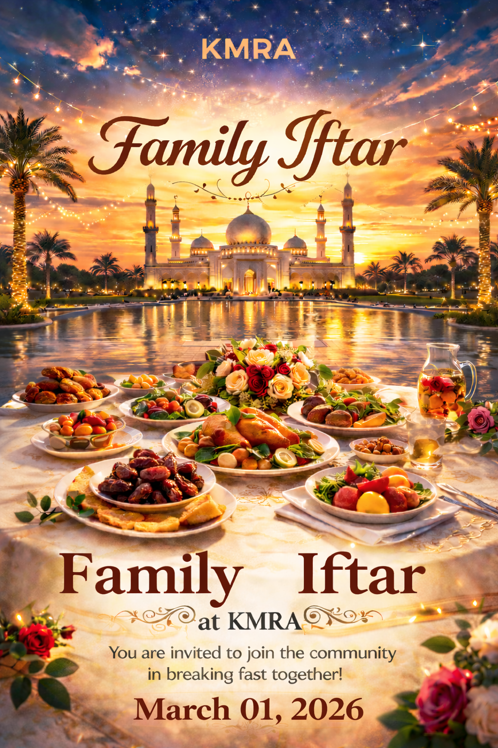 Family Iftar March 01,2026 Family Iftar March 01,2026