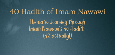 40 Hadith of Imam An Nawawi