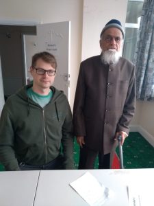Spreading the message of Peace: recently accepted Islam with their own free will at the hand of Mr Kamal Siddiqui
