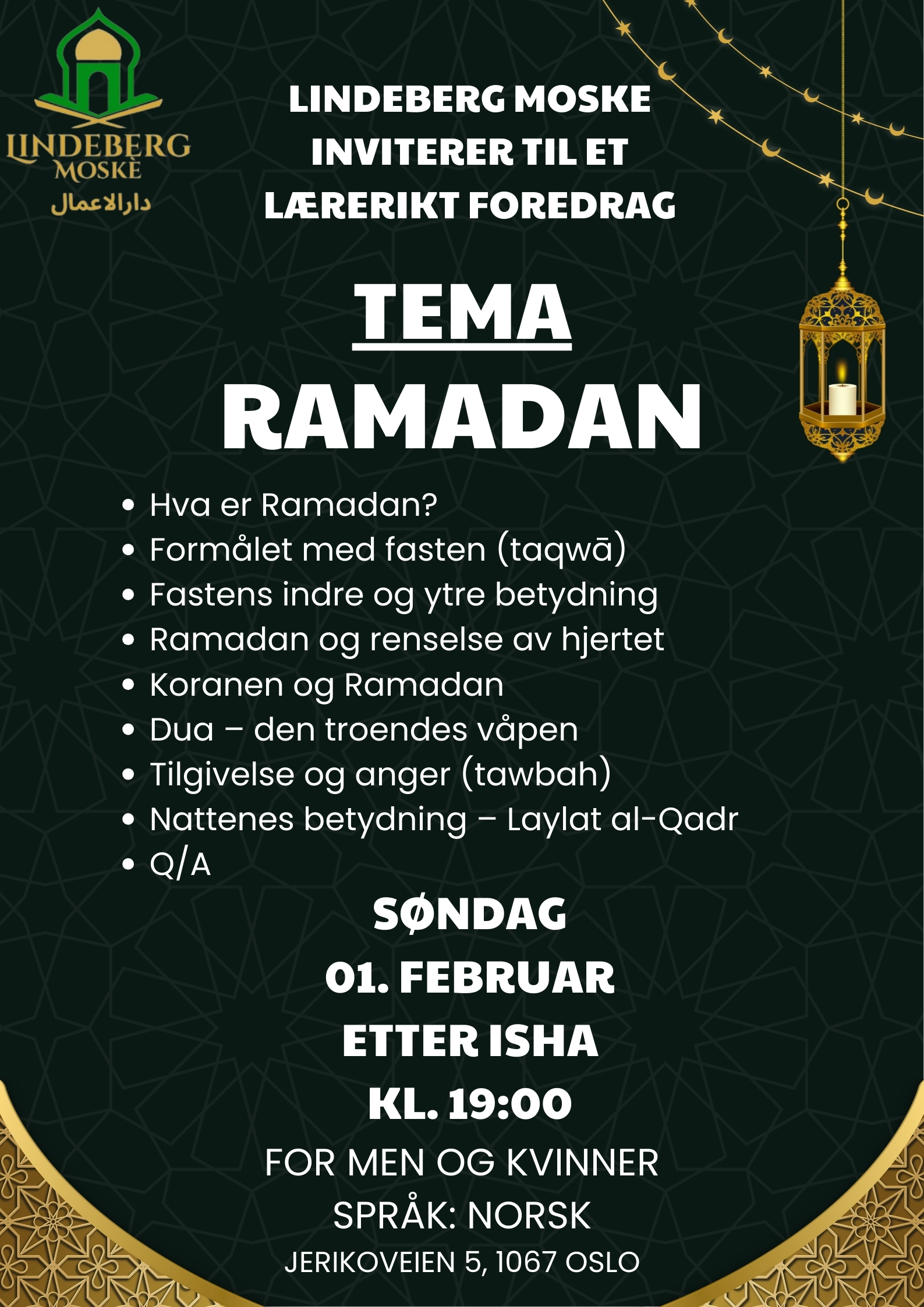 Foredrag om Ramadan