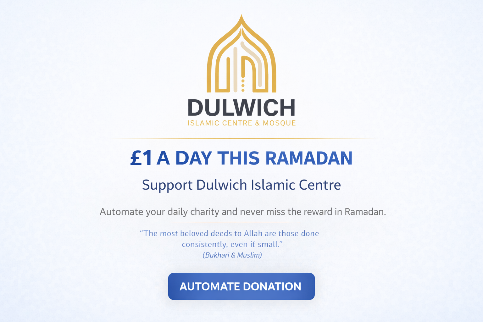 Automate £1 a Day This Ramadan – Start Before Day One