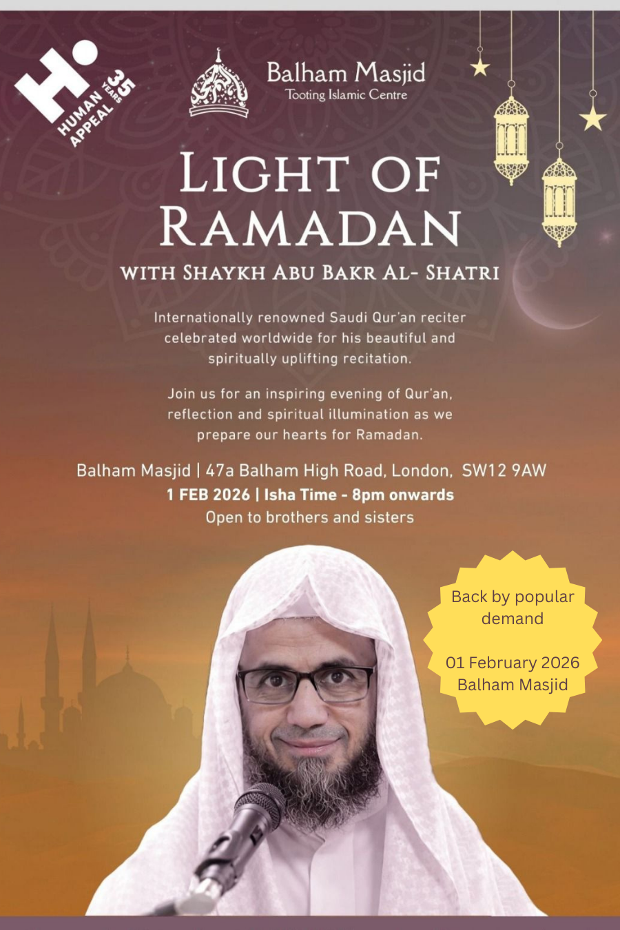 Light of Ramadan with Shaykh Abu Bakr Al-Shatri