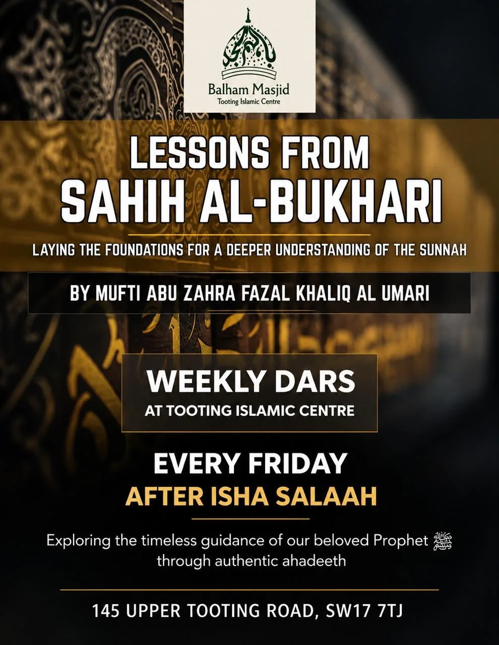 Lessons from Sahih Al-Bukhari