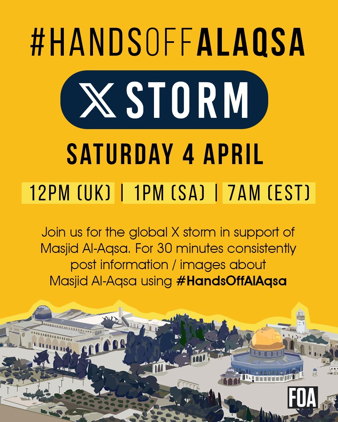 #HandsOffAlAqsa — Global X Storm