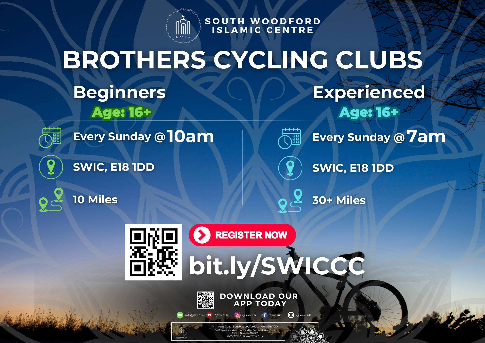 Brothers Cycling Clubs - Tap here for registration link